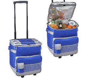 צידנית טרולי מתקפלת 50 ליטר משפחתית